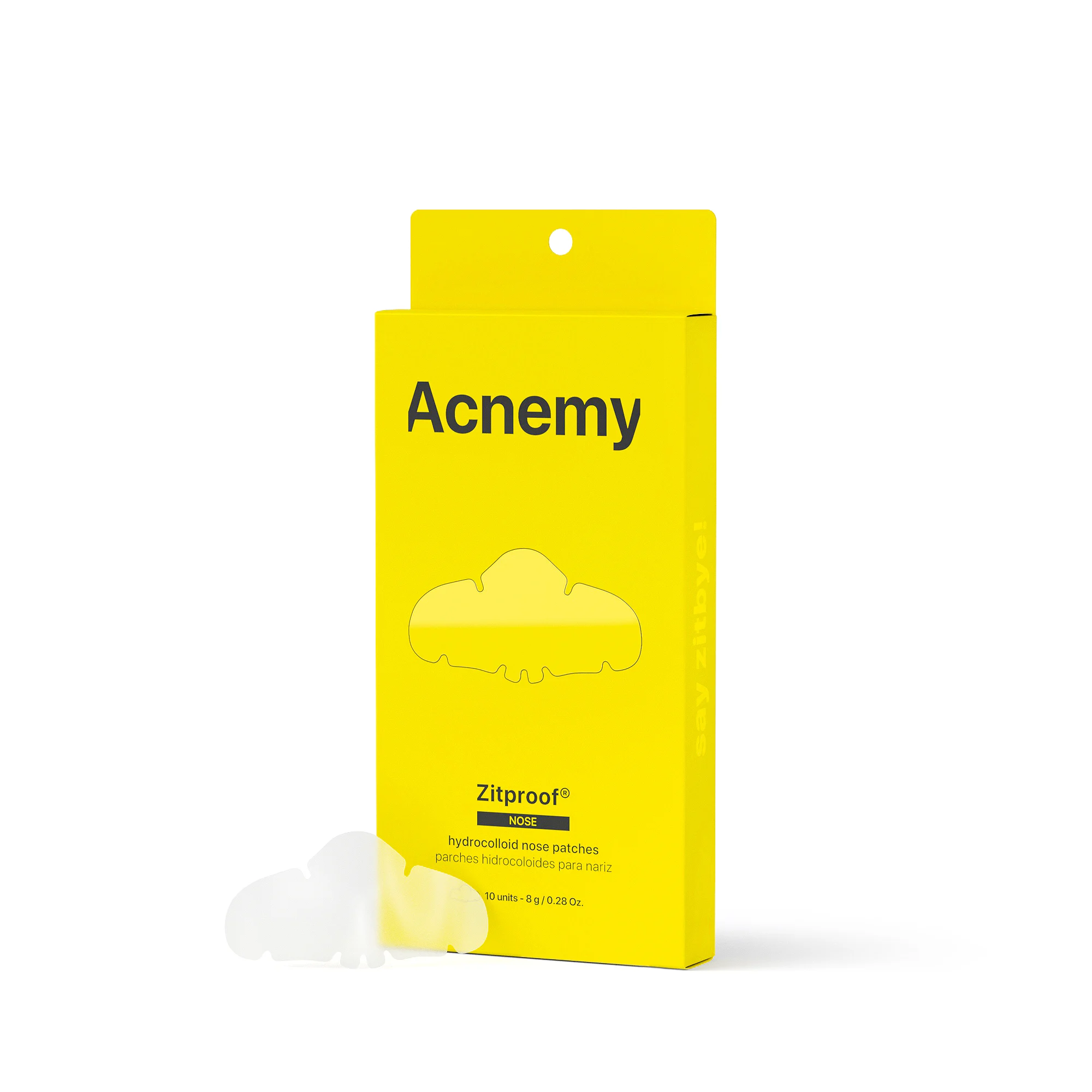 Acnemy Zitproof Nose гідроколоїдний пластир для носа від чорних точок 10 шт