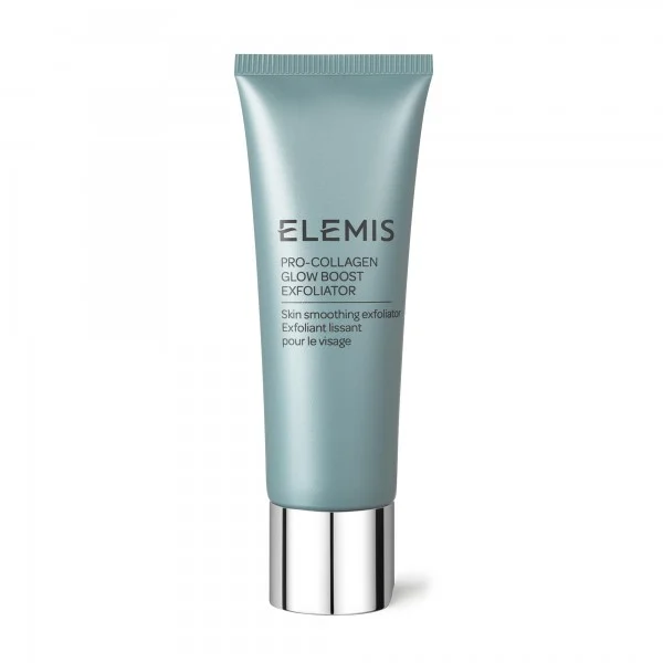 Pro-Collagen Glow Boost Exfoliator Elemis 100 мл – ексфоліант-скраб для обличчя для сяйва та вирівнювання текстури шкіри