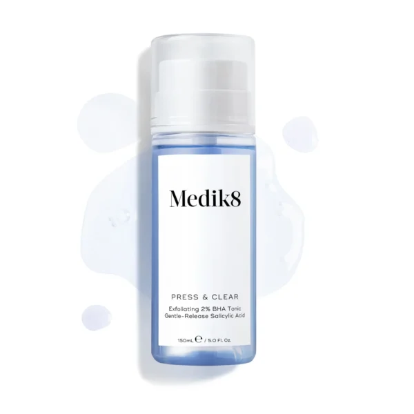 Medik8 Press & Clear — тонік з BHA саліциловою кислотою для проблемної шкіри 150 мл