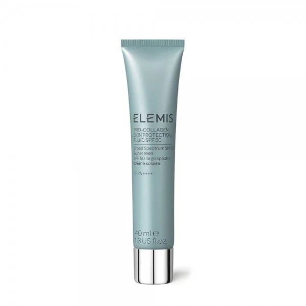 Pro-Collagen Skin Protection Fluid SPF50 Elemis 40 мл – легкий щоденний сонцезахисний флюїд для обличчя з антивіковим ефектом