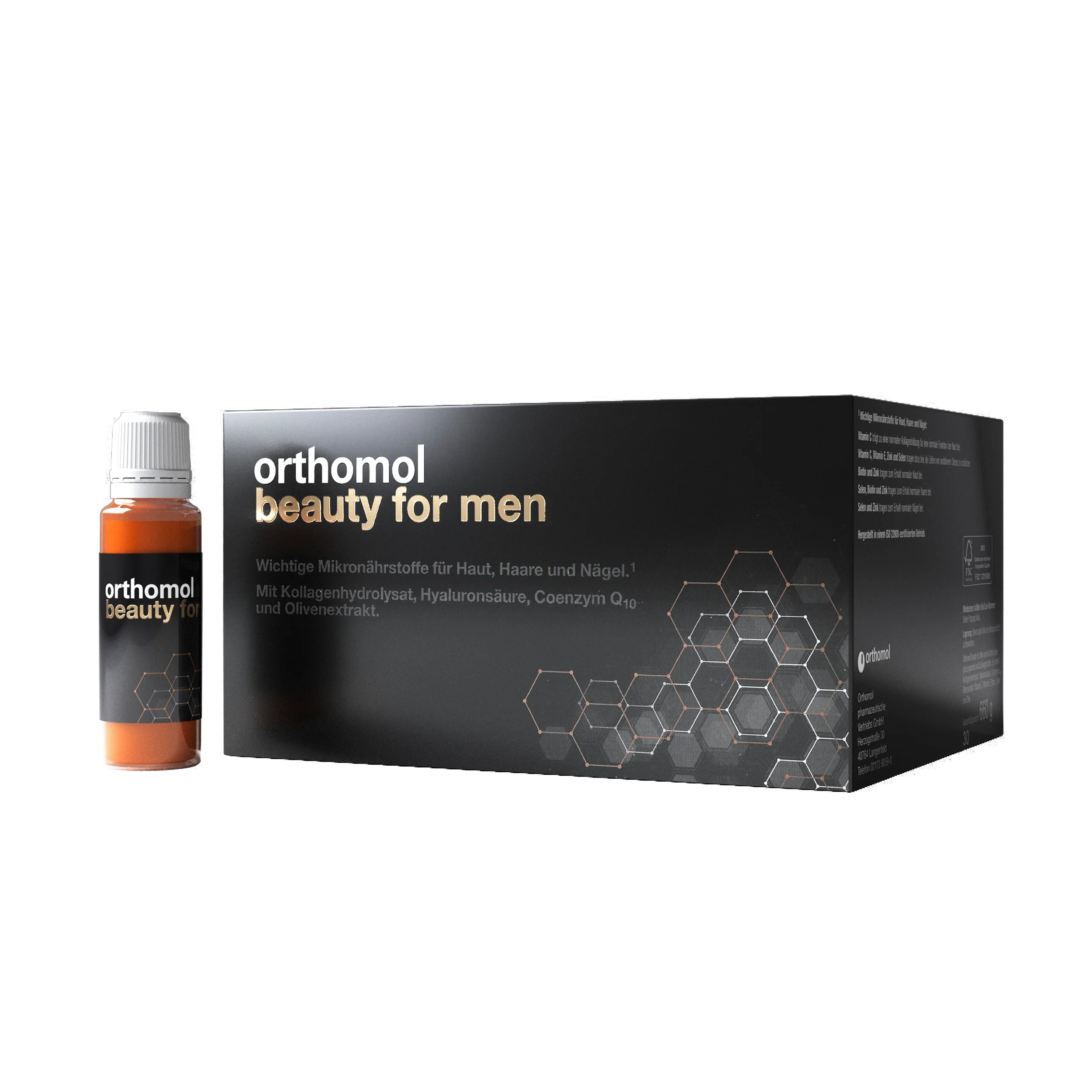 Orthomol Beauty for Men — комплекс для чоловіків 30 пляшечок