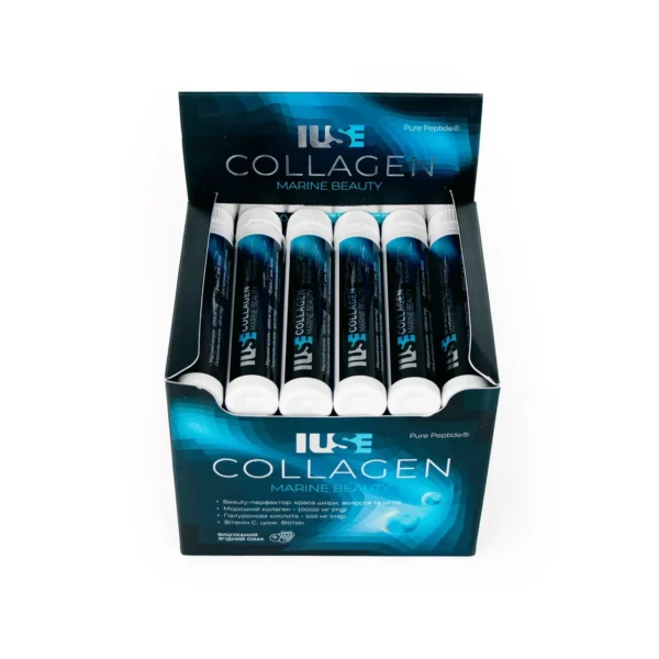 Collagen Marine Beauty — преміальний морський колаген для шкіри, волосся та нігтів 30 шотів