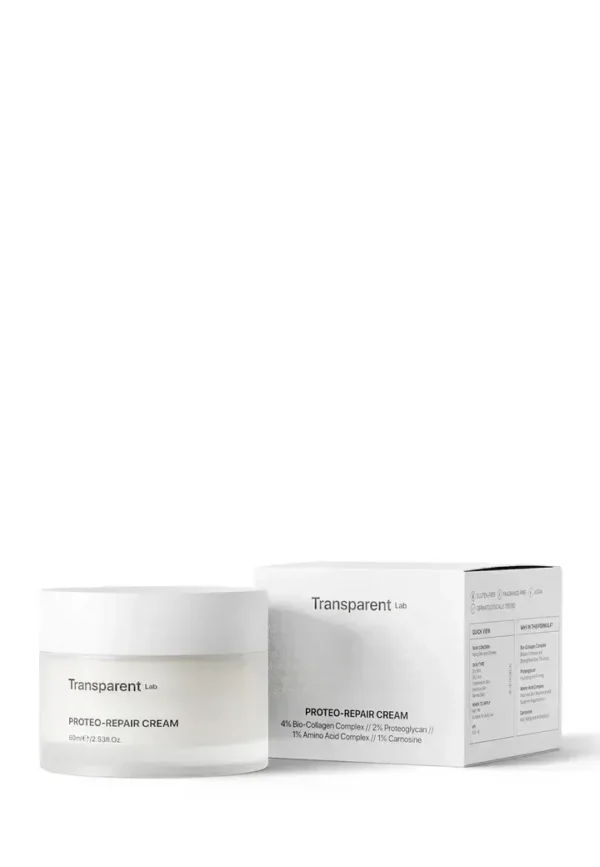 Transparent Lab Proteo-Repair Cream — відновлюючий крем для обличчя 60 мл