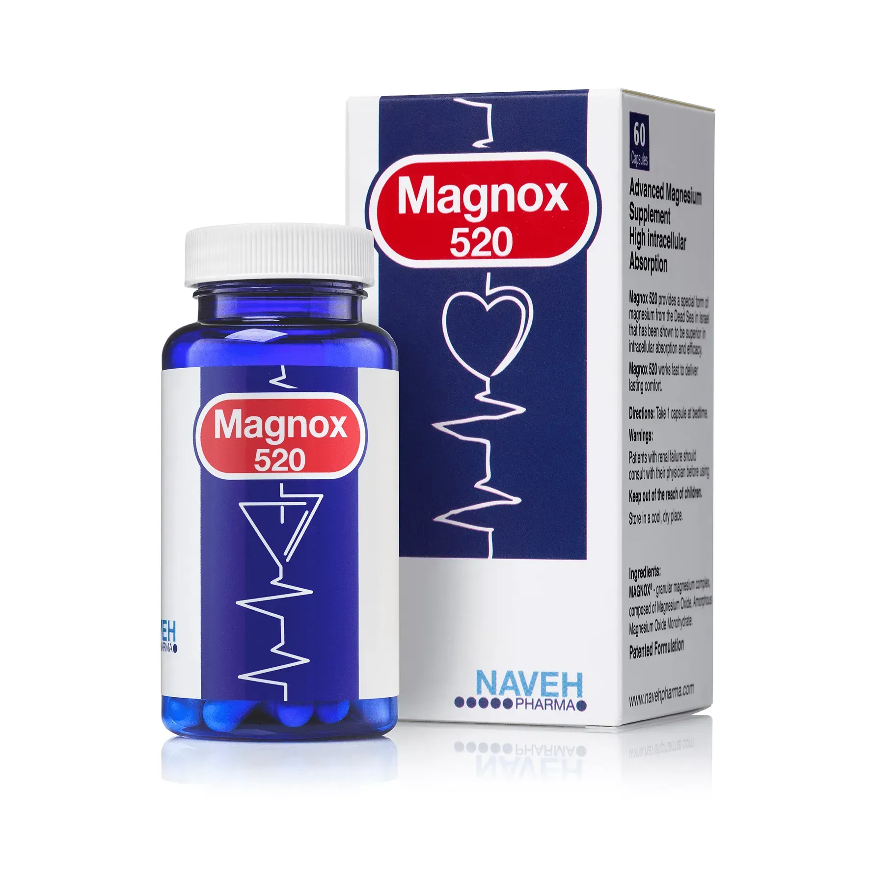 Magnox 520 — біологічно активна добавка з магнієм 60 капсул