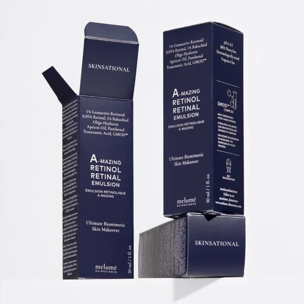 Melumé A-mazing Retinol Retinal Emulsion — нічна мікроемульсія з ретиноїдом 30 мл