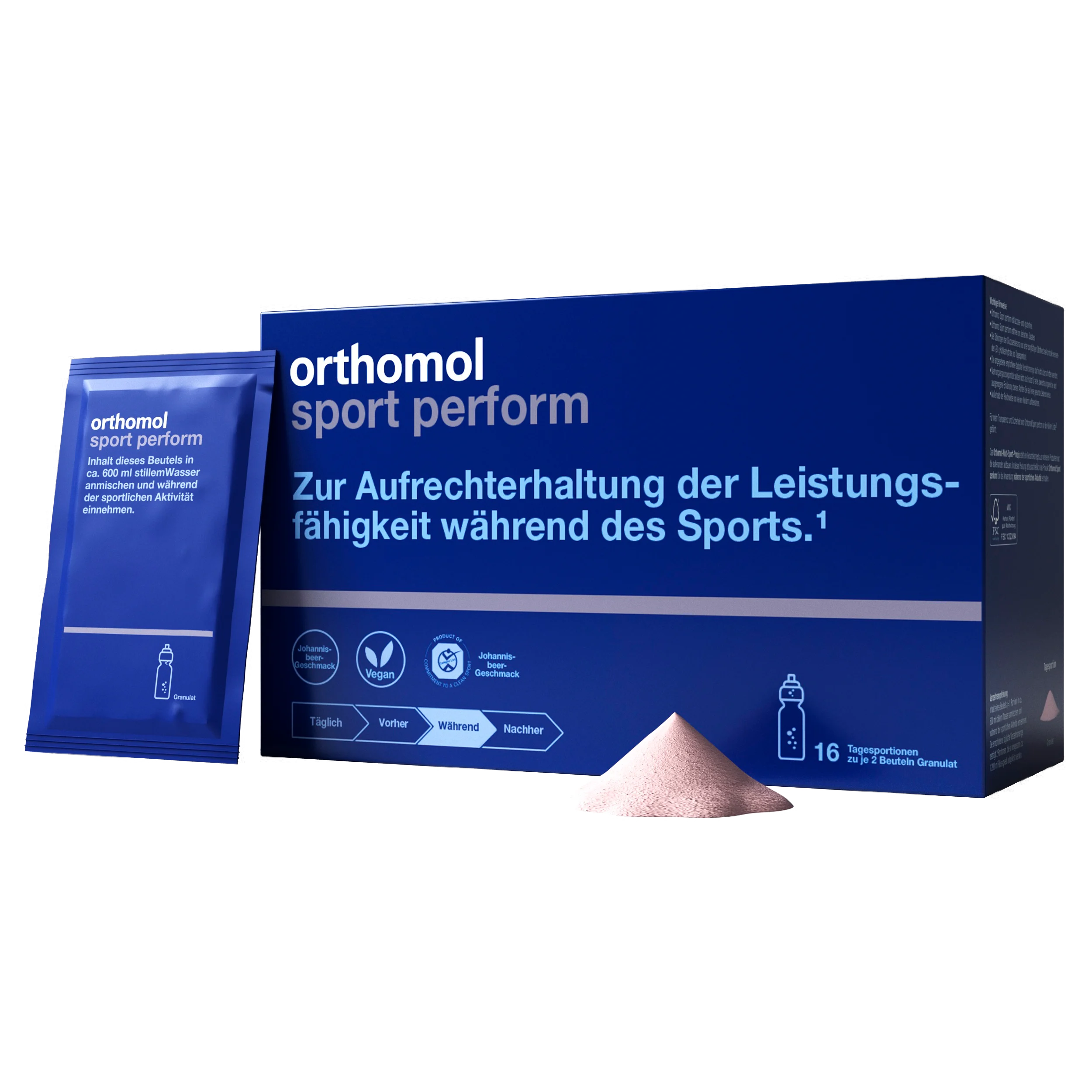 Orthomol Sport Perform — вітамінно-мінеральний комплекс 32 пакетики