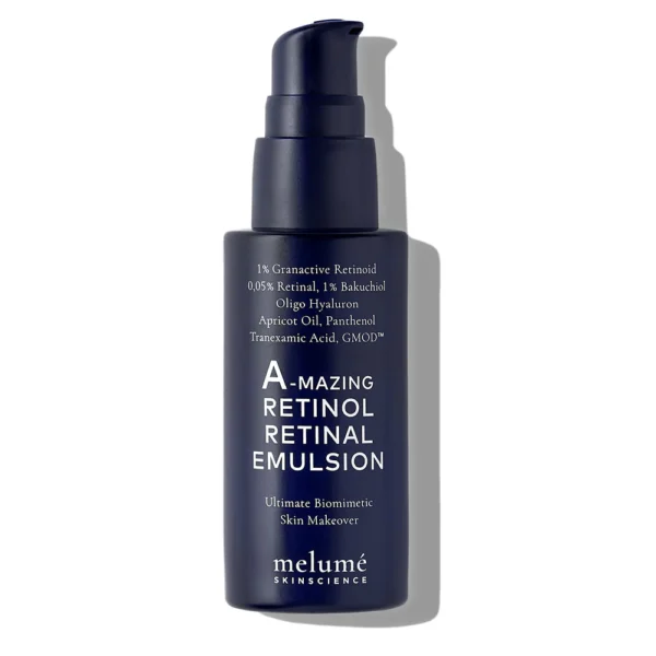 Melumé A-mazing Retinol Retinal Emulsion — нічна мікроемульсія з ретиноїдом 30 мл