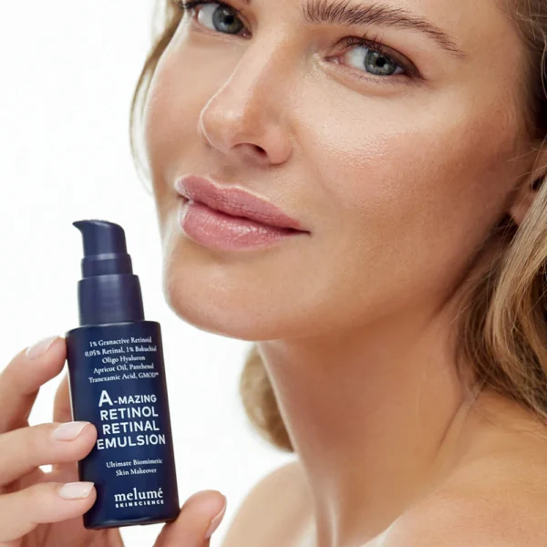 Melumé A-mazing Retinol Retinal Emulsion — нічна мікроемульсія з ретиноїдом 30 мл