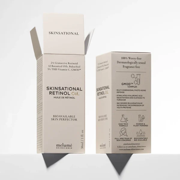 Melumé Skinsational Retinol Oil — олія для обличчя з ретиноїдом та вітаміном С 30 мл