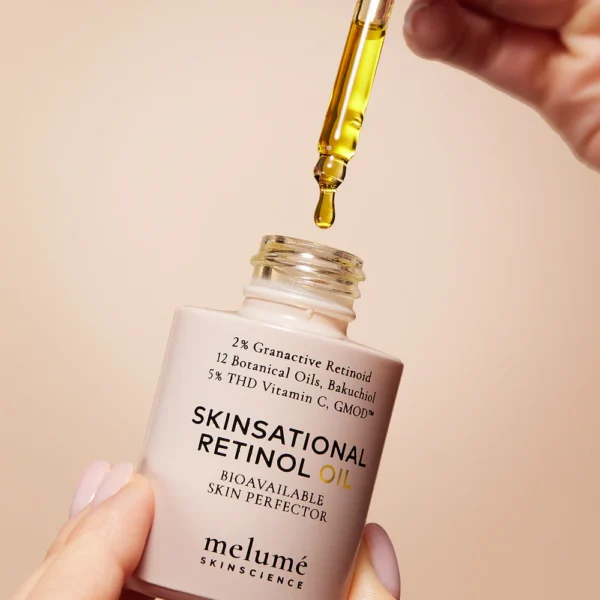 Melumé Skinsational Retinol Oil — олія для обличчя з ретиноїдом та вітаміном С 30 мл