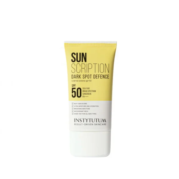 Instytutum Sunscription Dark Spot Defence SPF50 — сонцезахисний крем від пігментації 50 мл