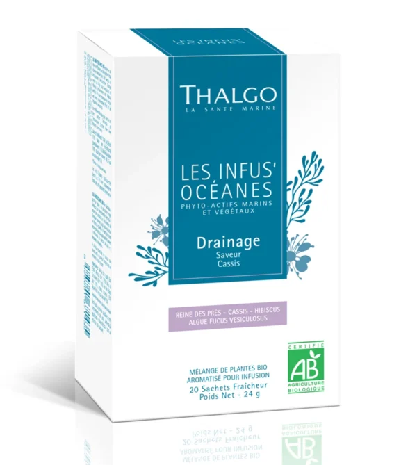 Thalgo Organic Infus'Oceanes Draining — трав'яний настій дренаж 20 пакетиків