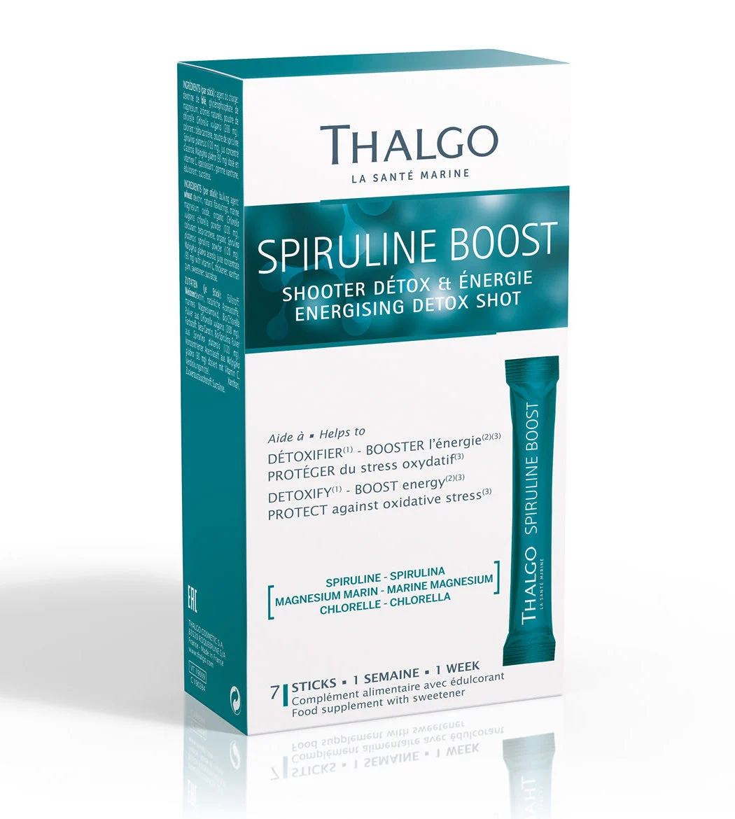 Thalgo Spiruline Boost Energising Detox Shot — активна спіруліна детокс 7х4 г