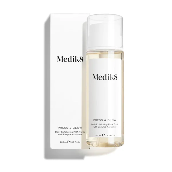 Medik8 Press & Glow — відлущувальний тонік з РНА кислотою 200 мл