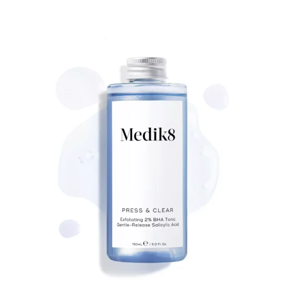 Medik8 Press & Clear — тонік з BHA саліциловою кислотою для проблемної шкіри 150 мл