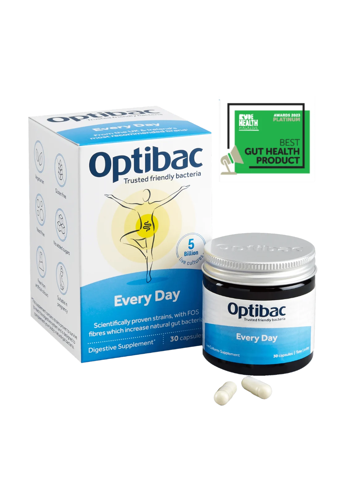 Optibac Every Day — пробіотик з пребіотиком для щоденного використання - 30 капсул
