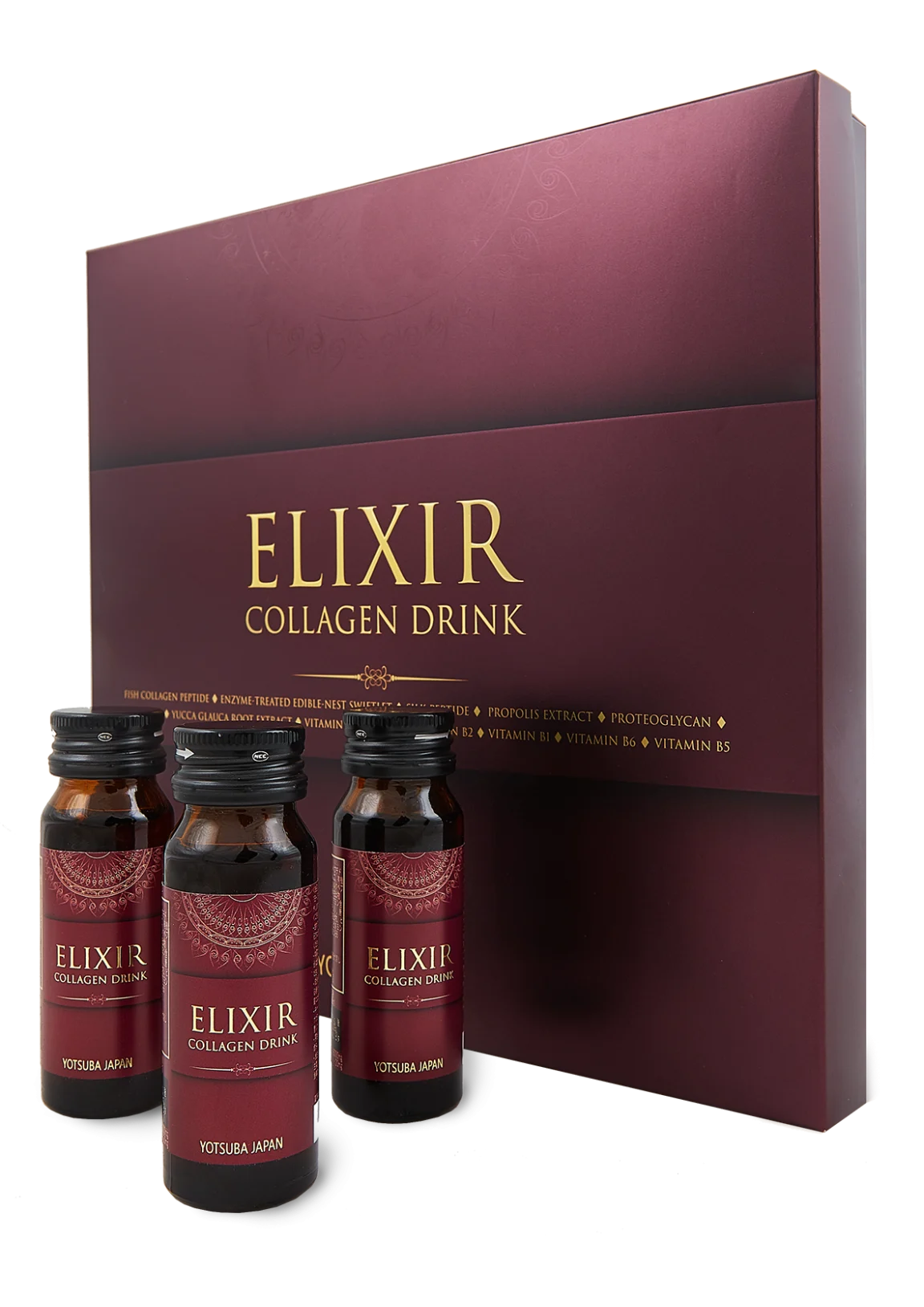 Youtsuba Elixir Collagen Drink — еліксир колаген дрінк 10 бутилочок