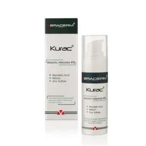 Braderm Kurac Cream — активний протизапальний крем з бензоїл пероксидом 4% 30 мл