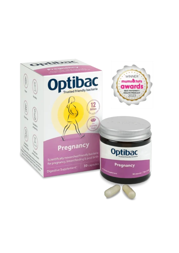 Optibac Pregnancy — пробіотик з пребіотиком для вагітних 30 капсул