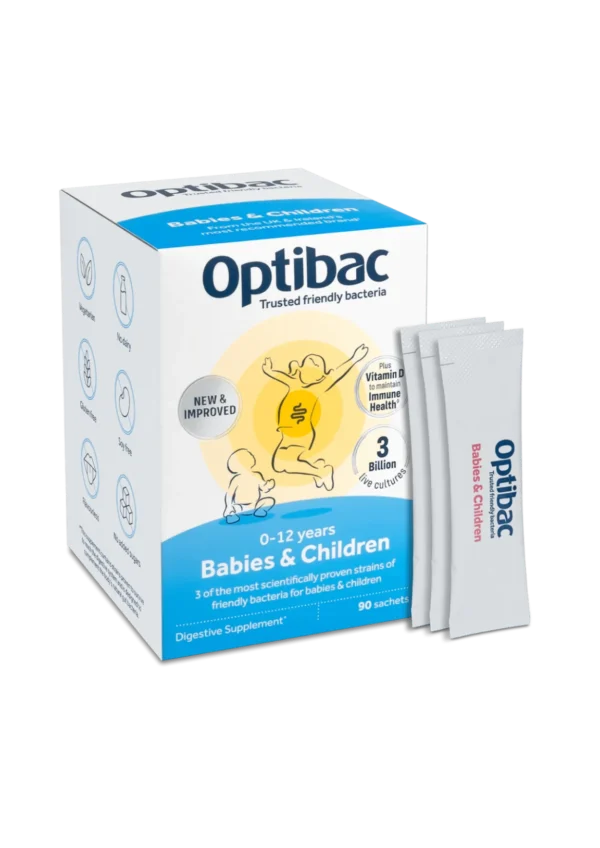 Optibac Babies & Children — пробіотик з пребіотиком та вітаміном D для дітей