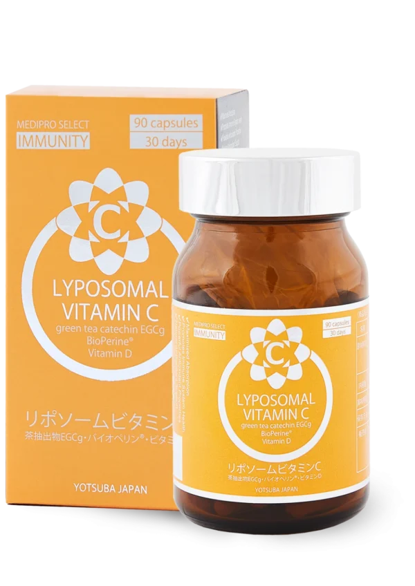 Youtsuba Liposomal Vitamin C — антиоксидант ліпосомальний 90 капсул