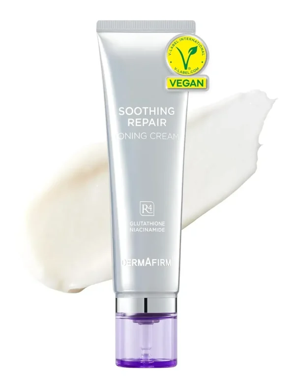Dermafirm Soothing Repair Toning Cream — тонізуючий крем з глутатіоном та бакучіолом 50 мл