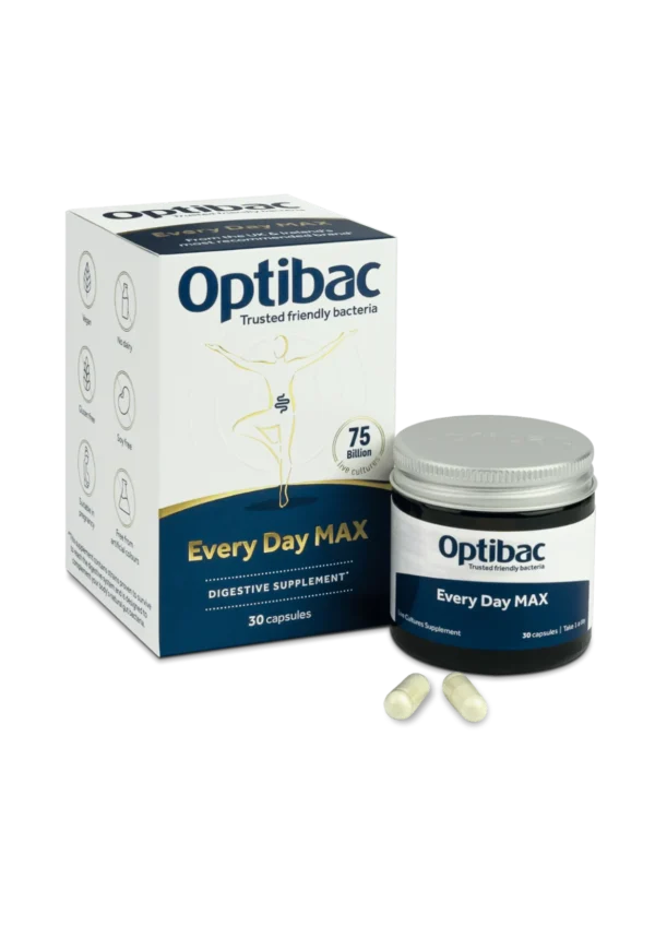 Optibac Every Day Max — пробіотик преміум максимальної ефективності 30 капсул