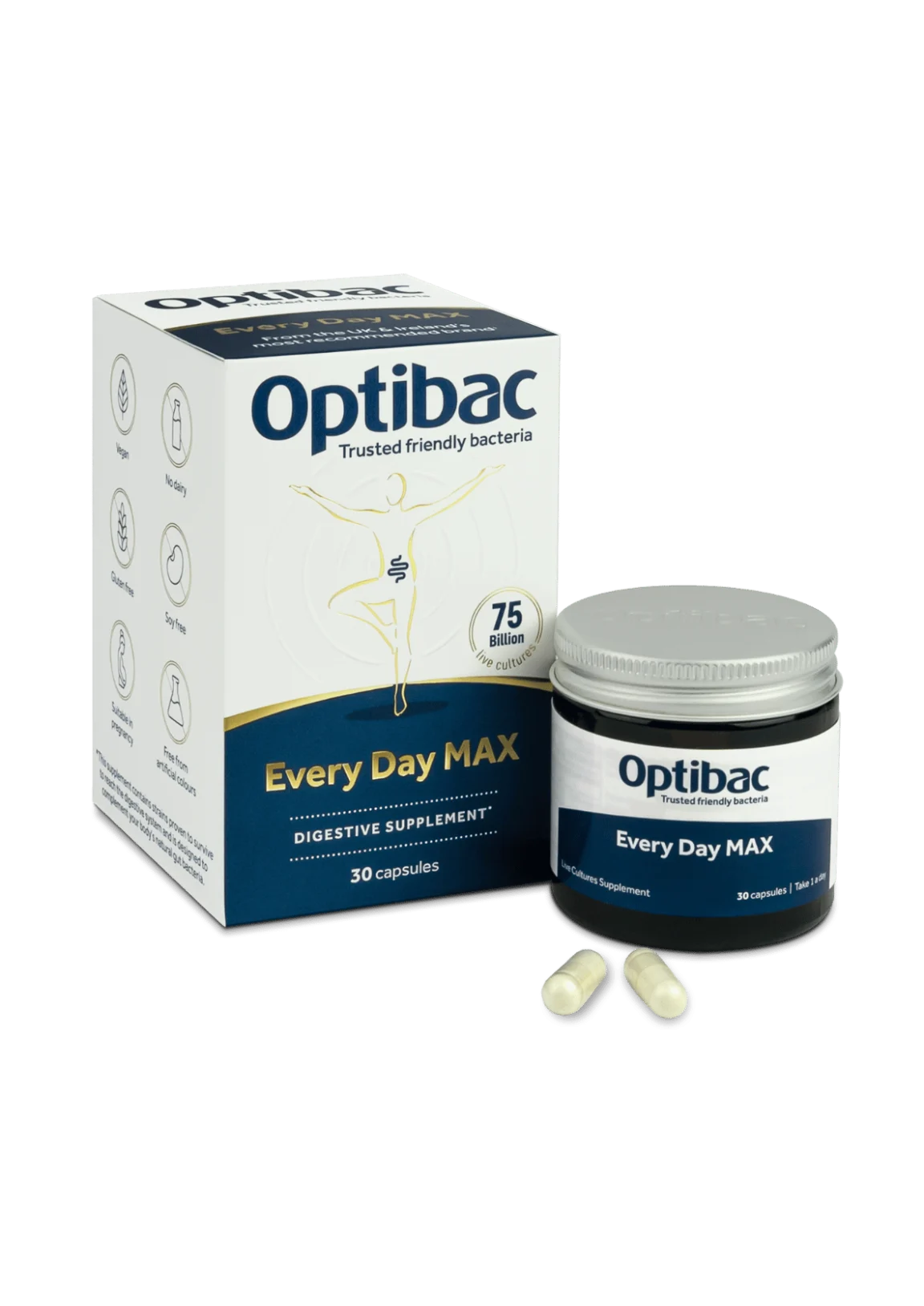 Optibac Every Day Max — пробіотик преміум максимальної ефективності 30 капсул