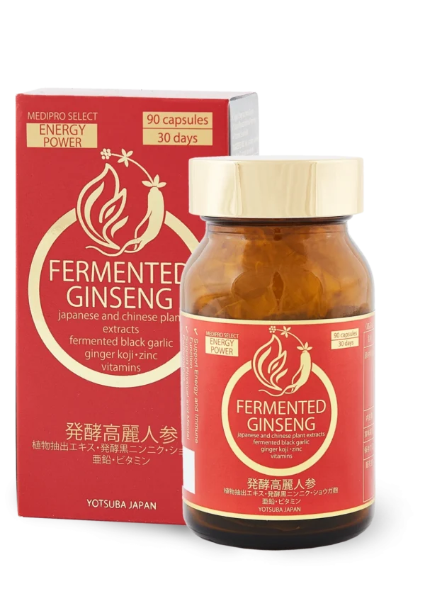 Youtsuba Fermented Ginger — ферментований корейський женьшень 90 капсул