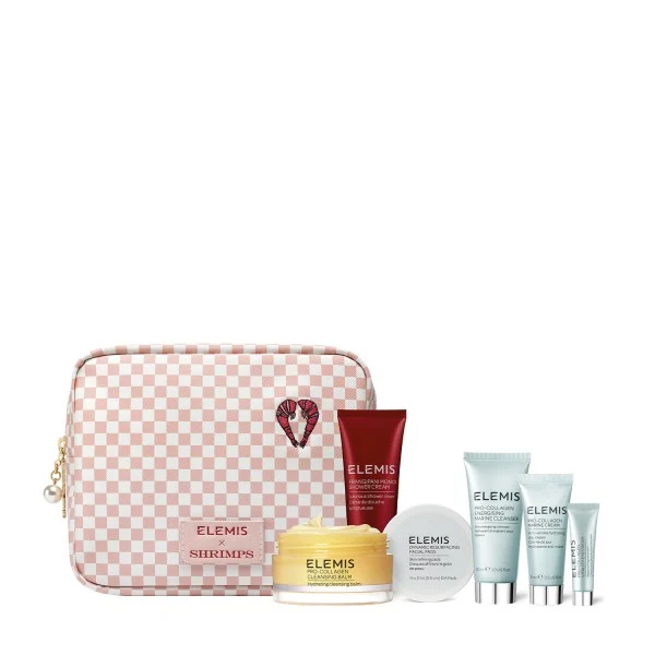 Elemis Kit: Shrimps Travel Icons Collection — колекція бестселерів у дизайнерській косметичці