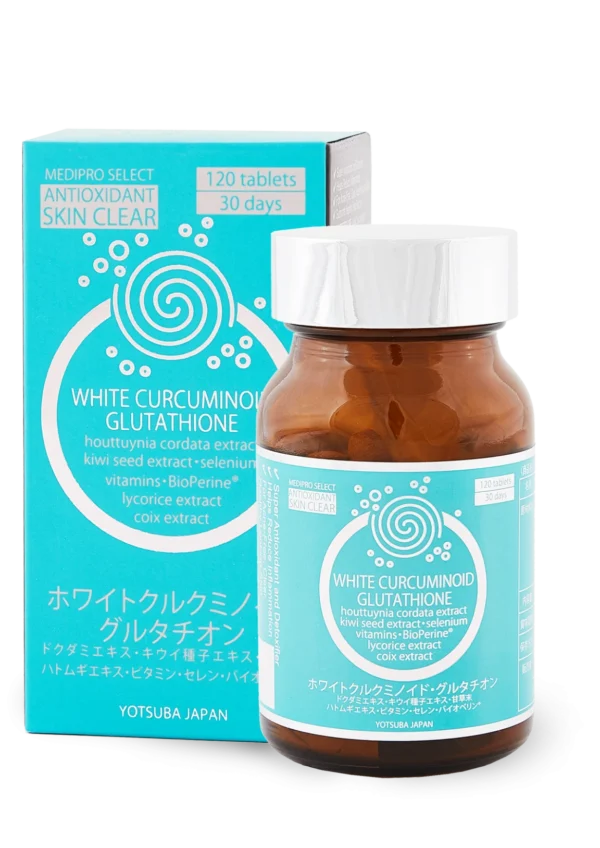 Youtsuba White Curcuminiod Glutation — антиоксидант 120 таблеток