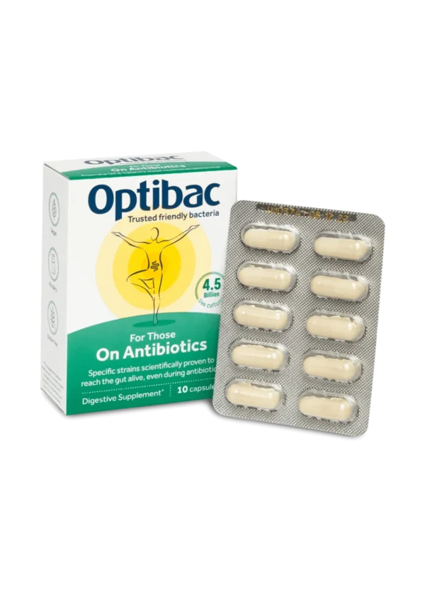 Optibac For Those On Antibiotics — пробіотик для тих хто приймає антибіотики 10 капсул
