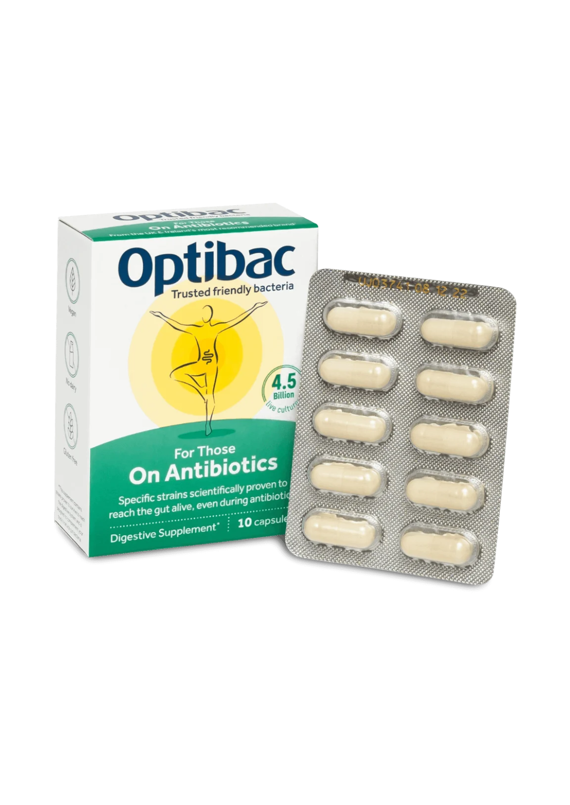 Optibac For Those On Antibiotics — пробіотик для тих хто приймає антибіотики 10 капсул
