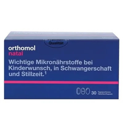 Orthomol Natal — вітамінно-мінеральний комплекс капсули-таблетки 30 порцій