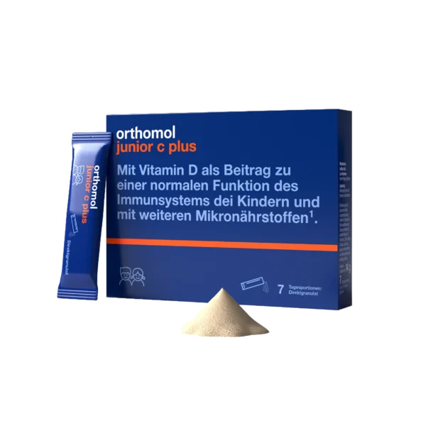 Orthomol Junior C Plus — гранули зі смаком малини та лайму