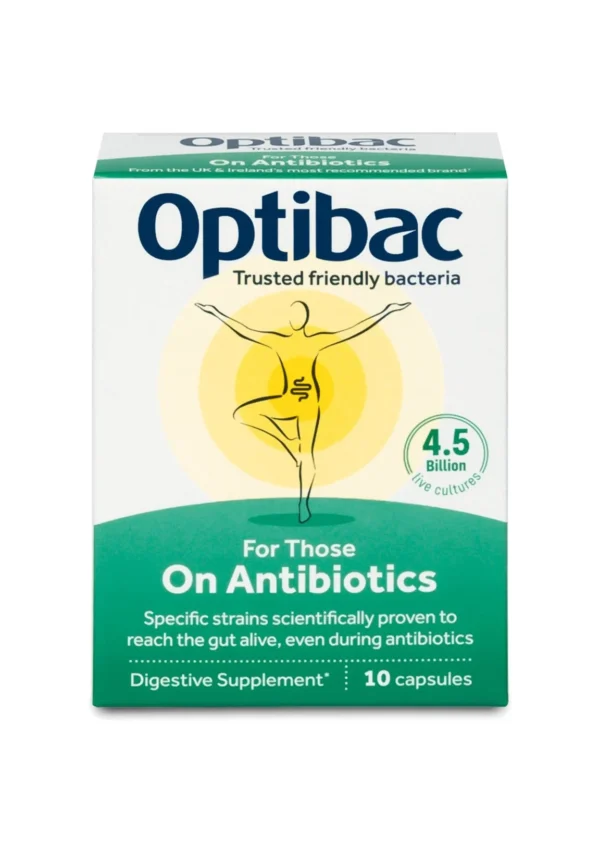 Optibac For Those On Antibiotics — пробіотик для тих хто приймає антибіотики 10 капсул