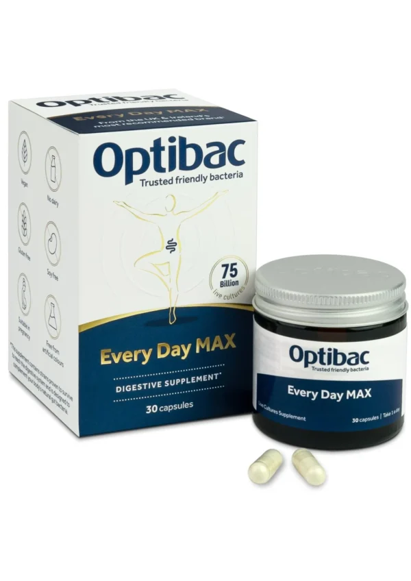 Optibac Every Day Max — пробіотик преміум максимальної ефективності 30 капсул