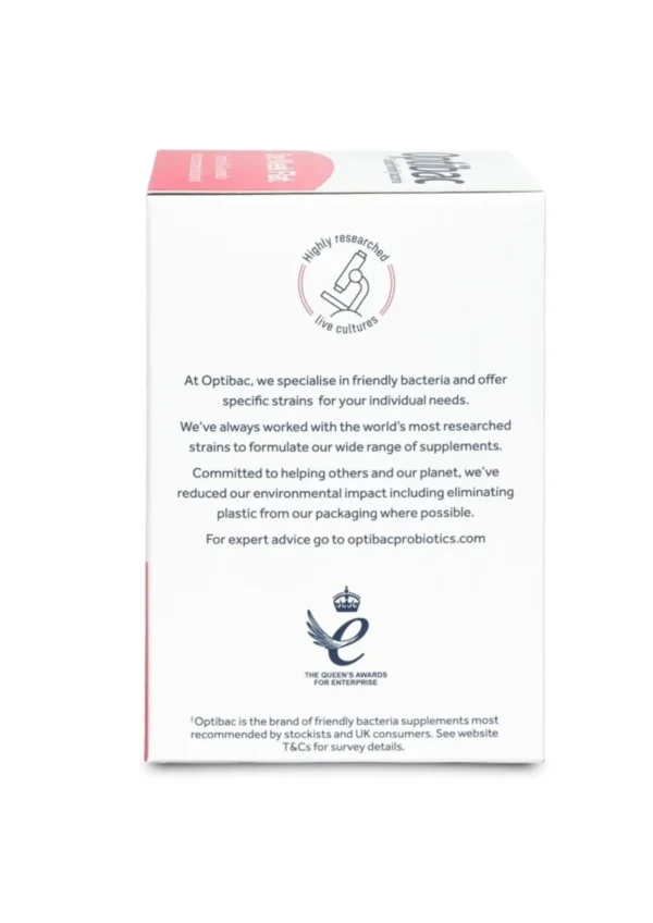 Optibac One Week Flat — пробіотик з пребіотиком при вздутті - 28 саше