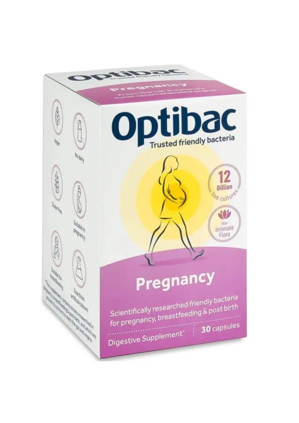 Optibac Pregnancy — пробіотик з пребіотиком для вагітних 30 капсул