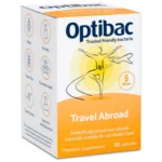 Optibac Travel Abroad — пробіотики для комфортних подорожей 20 капсул