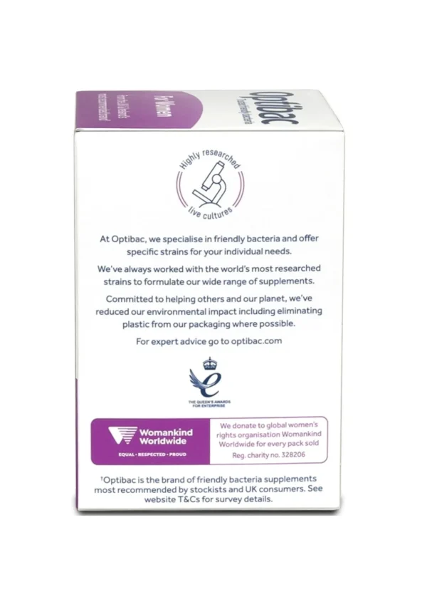 Optibac For Women — пробіотик для жінок - 30 капсул