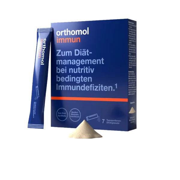 Orthomol Immun — гранули зі смаком ментолу та малини