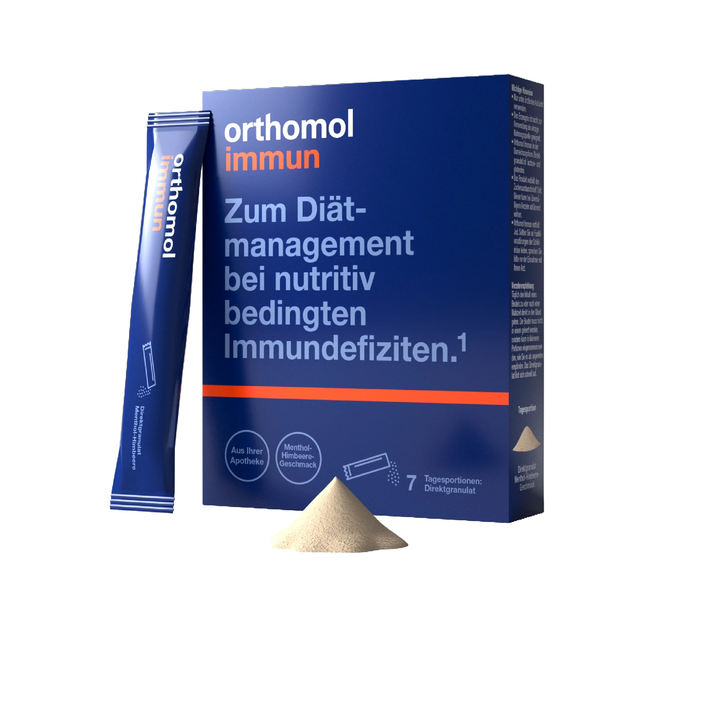 Orthomol Immun — гранули зі смаком ментолу та малини