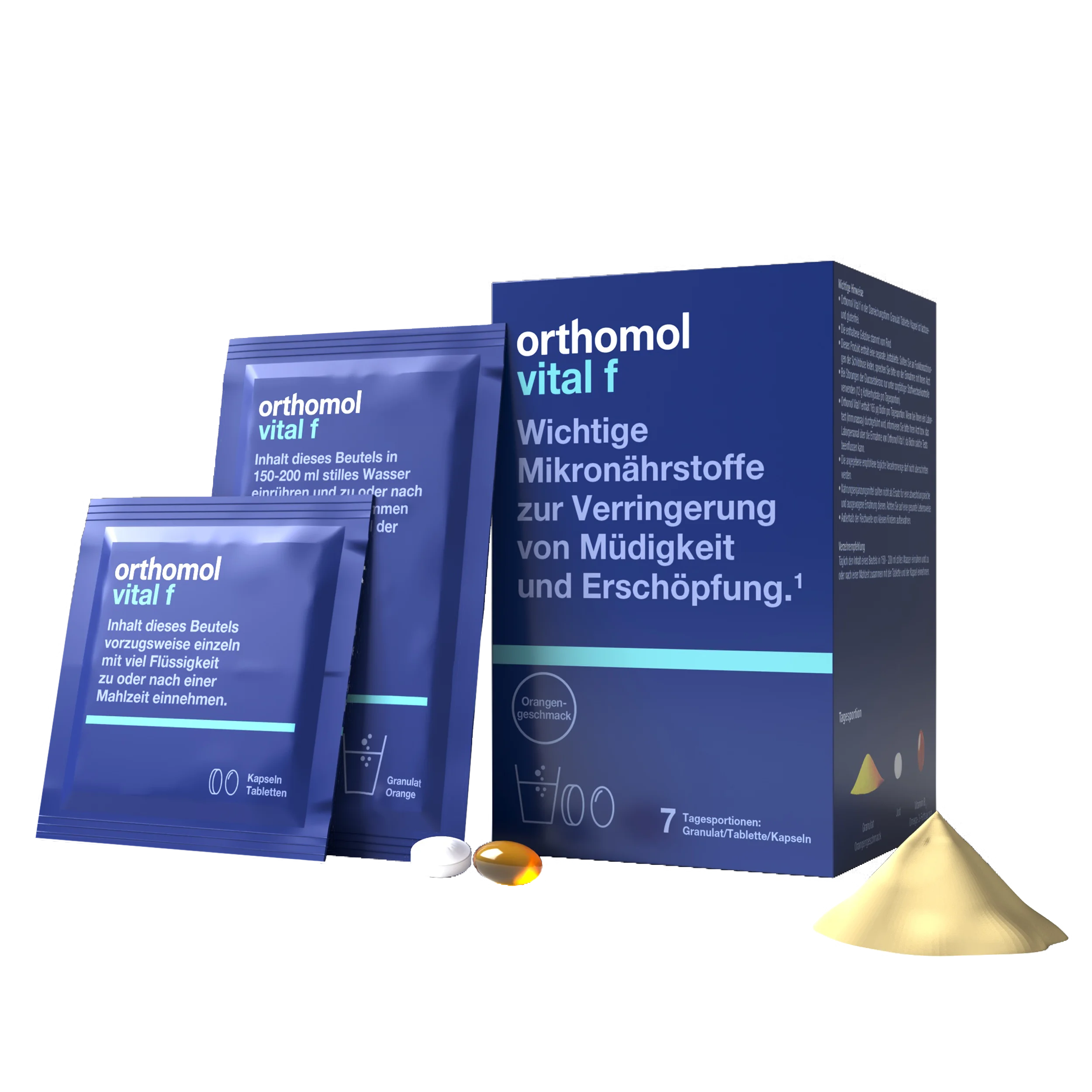 Orthomol Vital F — комплекс для жінок гранули цитрус - 7 днів