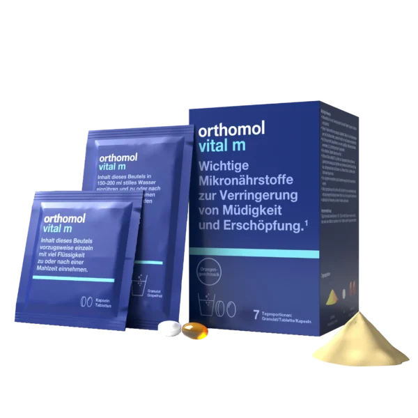 Orthomol Vital M — комплекс для чоловіків гранули цитрус - 7 днів