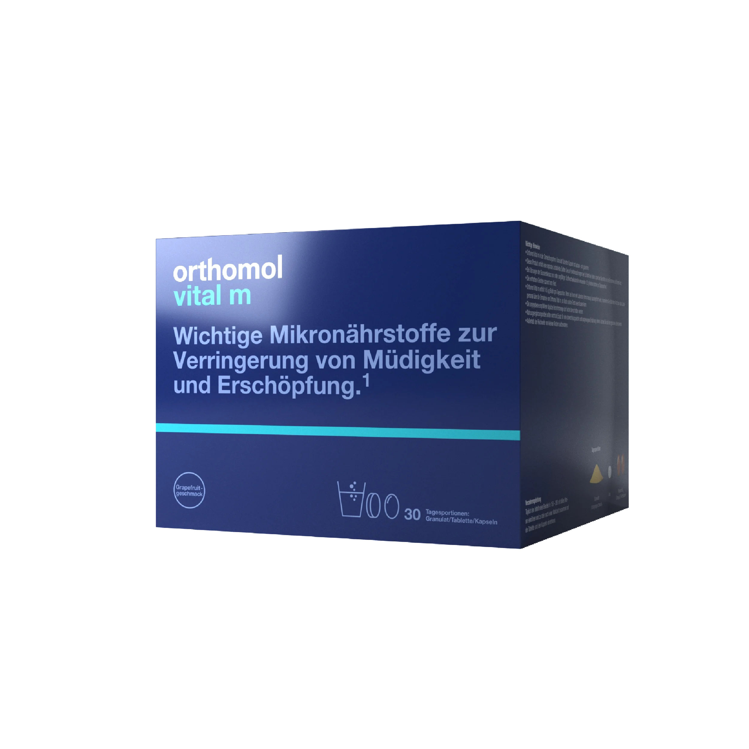 Orthomol Vital M — комплекс для чоловіків гранули грейпфрут 30 пакетиків