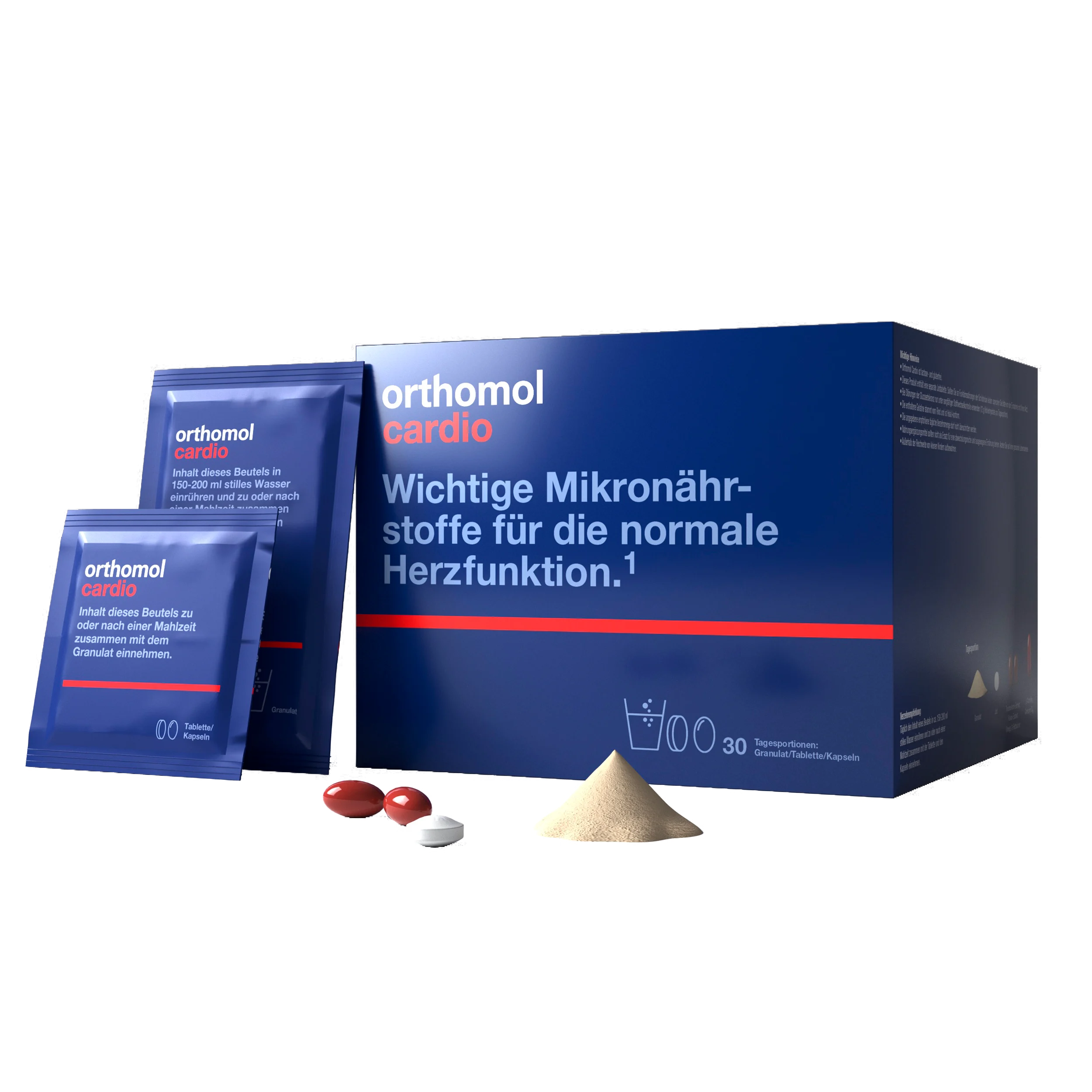 Orthomol Cardio — комплекс гранули-капсули-таблетки 30 пакетиків