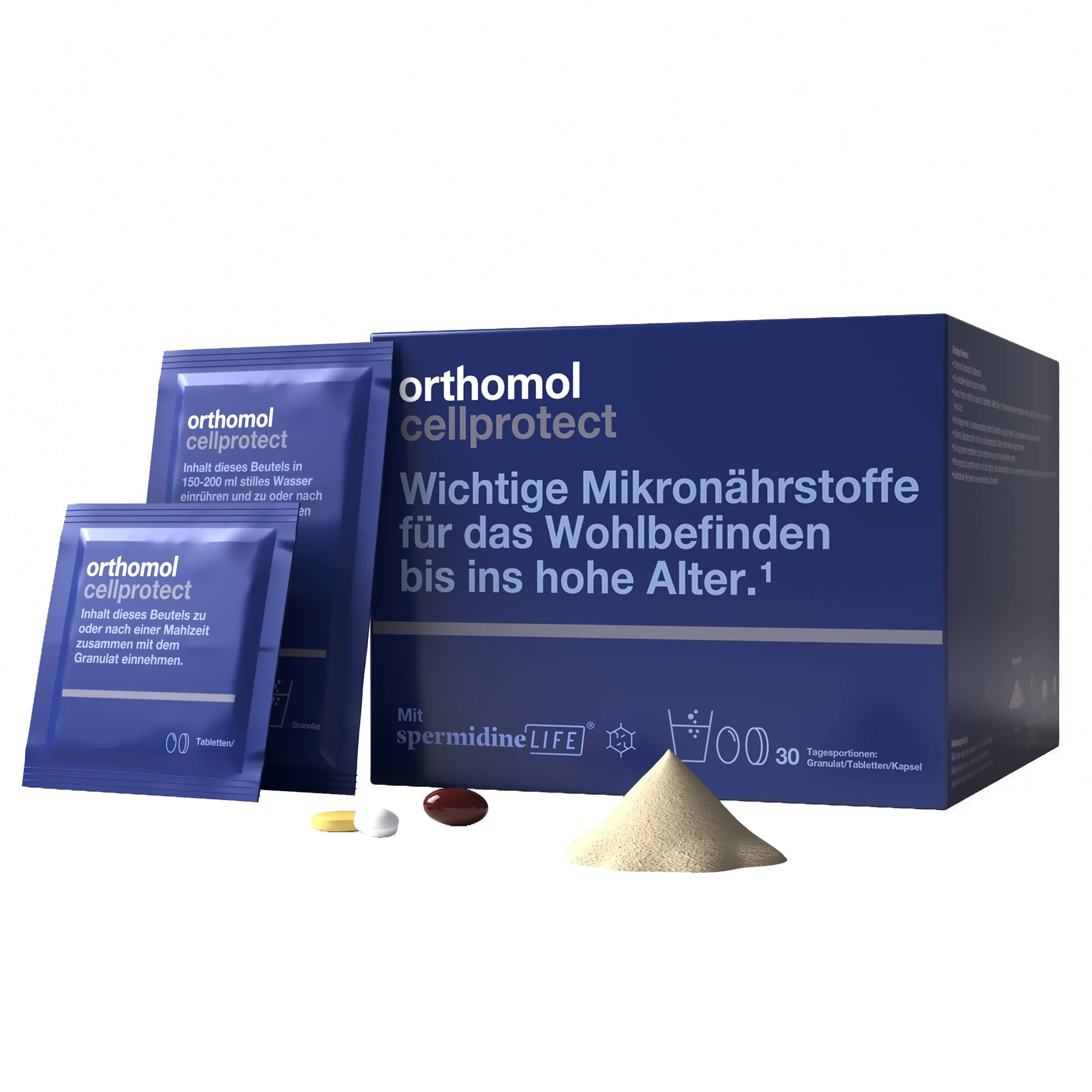 Orthomol Cellprotect — вітамінно-мінеральний комплекс 30 пакетиків