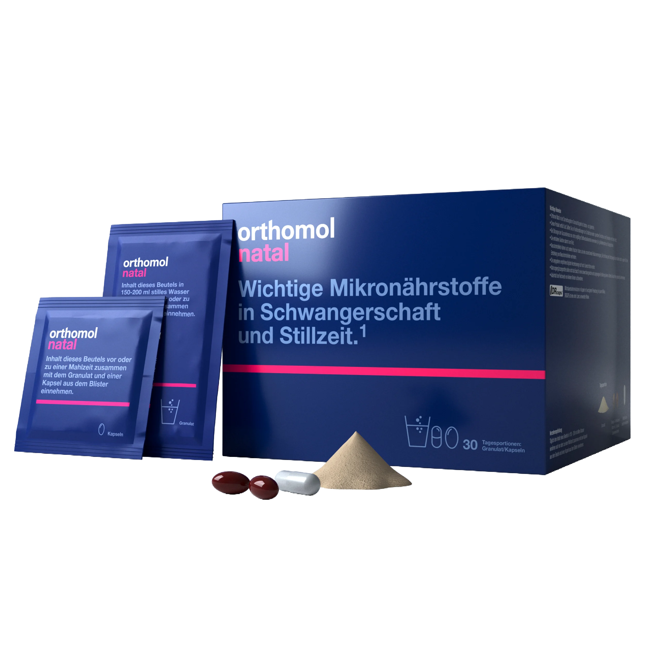 Orthomol Natal — вітамінно-мінеральний комплекс гранули-капсули 30 порцій