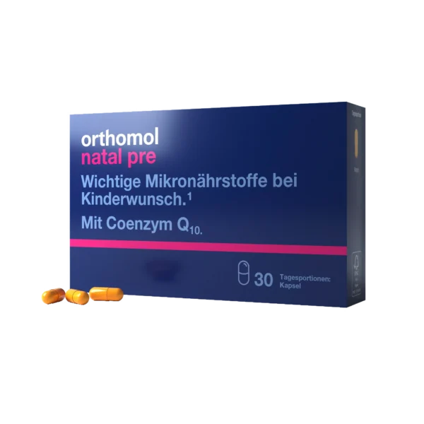 Orthomol Natal Pre — полівітамінний комплекс для вагітних - 30 днів